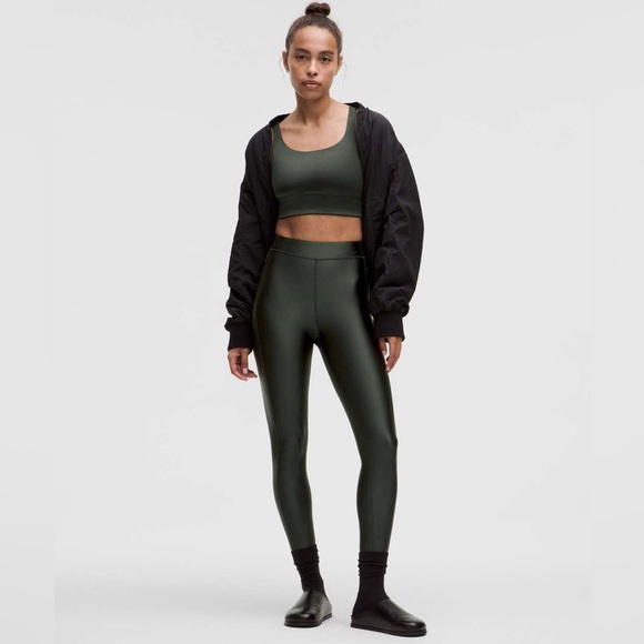 Lululemon Satin Shine High-Rise Tight - Blackened Pine - Picture 1 of 11